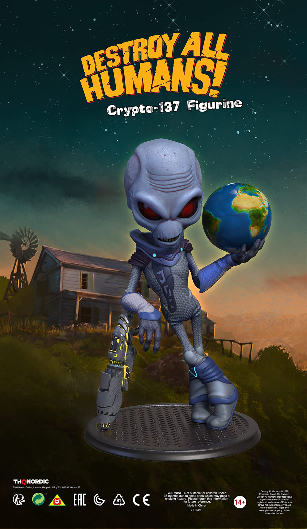 Destroy All Humans Crypto Statue - Echo Six Hobbies