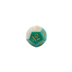 Two-Faced Iguana - 7 Piece DnD Dice Set | Acrylic RPG Gaming Dice