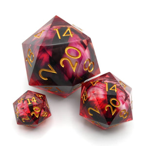 Nosferatu's Eye - Giant D20 Moving Eye DnD Dice | Acrylic RPG Gaming Dice