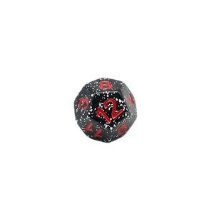Obsidian Malphite - 7 Piece DnD Dice Set | Acrylic RPG Gaming Dice