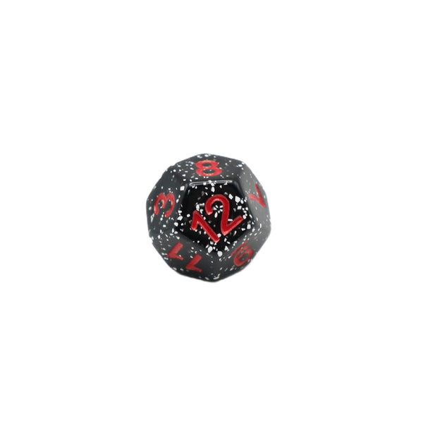 Obsidian Malphite - 7 Piece DnD Dice Set | Acrylic RPG Gaming Dice