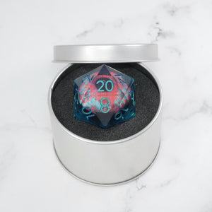 Cthulhu's Eye | Giant D20 Moving Eye DnD Dice | Acrylic RPG Gaming Dice
