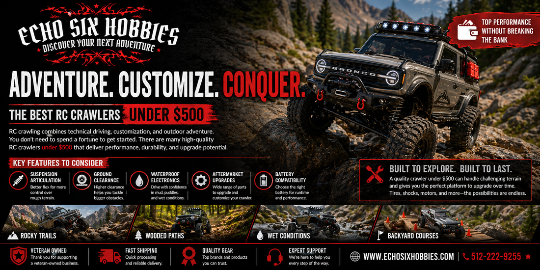 RC Crawlers Under $500: Best Picks for Off-Road Adventure