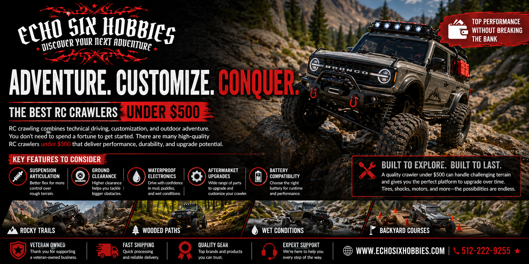 RC Crawlers Under $500: Best Picks for Off-Road Adventure
