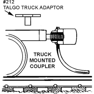 Kadee #29 HO Scale Long Overset Magne-matic Insulated Coupler Talgo Truck