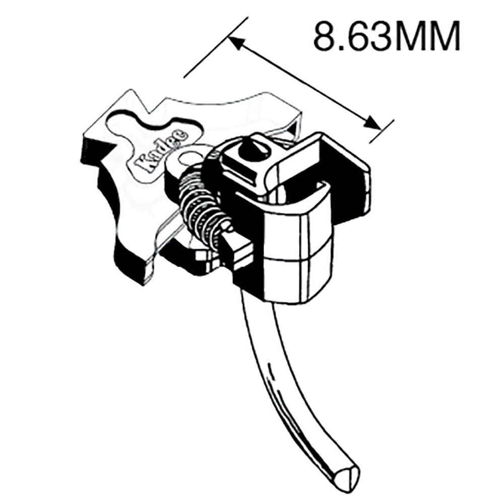 Kadee #52 HO NEM 363 European-Style Couplers - Medium (8.63mm .340 inch 11/32")