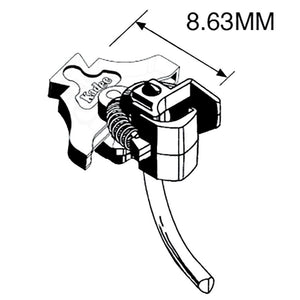 Kadee #52 HO NEM 363 European-Style Couplers - Medium (8.63mm .340 inch 11/32")