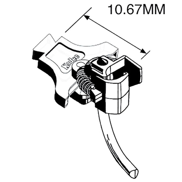 Kadee #53 HO NEM 363 European-Style Couplers - Long (10.67mm .420 inch , 27/64")