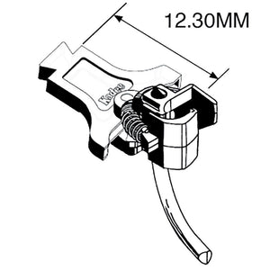 Kadee #54 HO NEM 363 European-Style Couplers Extra Long 12.30mm .484 inch 31/64"