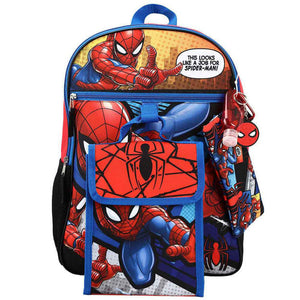Little Shop of Magic Marvel: Spider-Man 6 pc Backpack Set — Backpacks