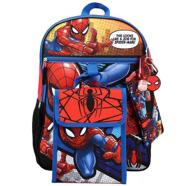 Little Shop of Magic Marvel: Spider-Man 6 pc Backpack Set — Backpacks