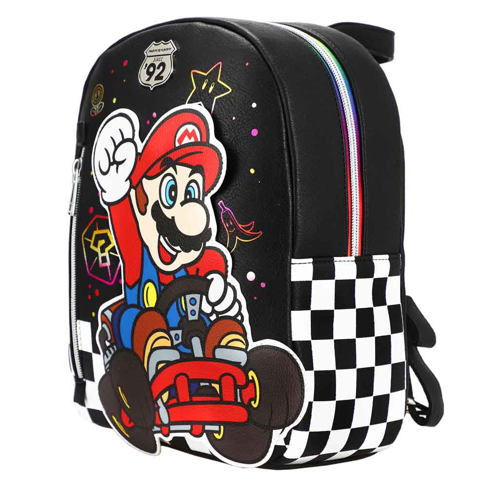 Mario Kart Rainbow Road Mini Backpack