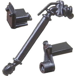 Kadee #438 HO Scale Air Hose & Angle Cock Details Plastic (10 Pair Package)