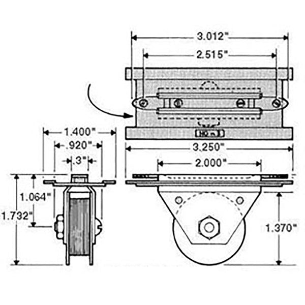 Kadee #708 HOn3 Scale Thru-the-Ties Delayed-Action Electric Uncoupler Kit