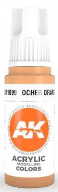 Black Forest® Hobby Supply Co AK Interactive 11099 Ocher Orange 3G Acrylic Paint 17ml Bottle — Glues, Paints, Tools > AK