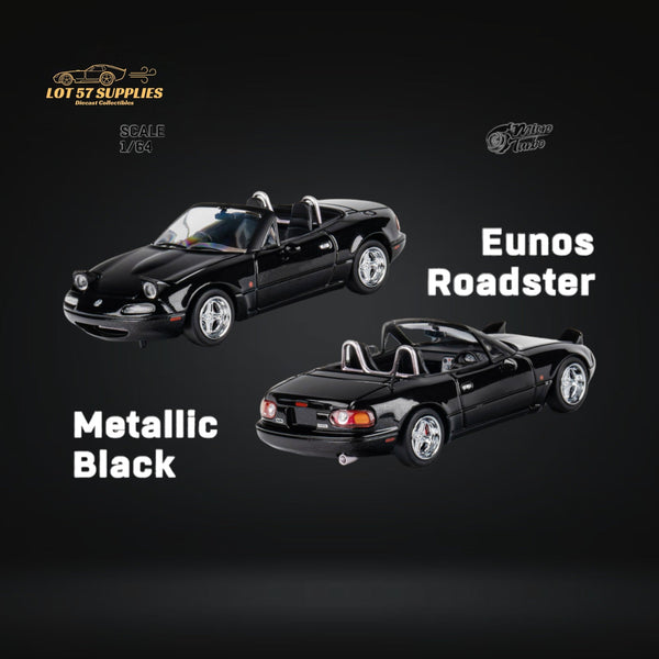 MicroTurbo Eunos Roadster MX-5 Customized Metallic Black 1:64 Limited to 1,000 Pcs