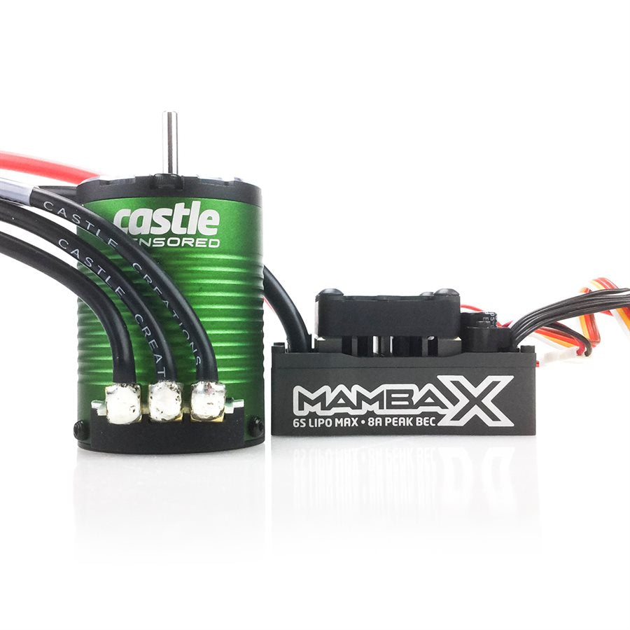 Castle Creations MAMBA X Sensored 25.2V WP ESC 1406-5700KV Combo