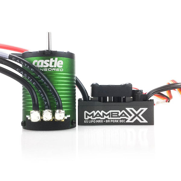 Castle Creations MAMBA X Sensored 25.2V WP ESC 1406-5700KV Combo