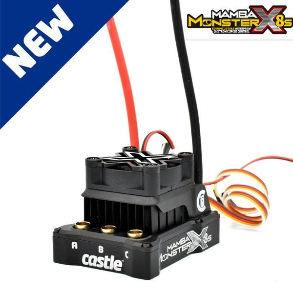Castle Creations Mamba Monster X 8S 33.6V ESC / Speed Control