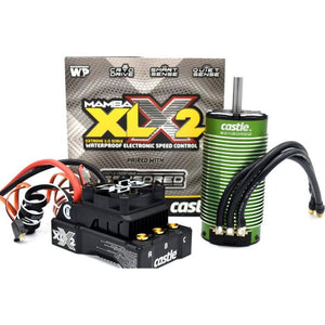 Castle Creations Mamba XLX2 8S 33.6V ESC 20A Peak BEC w/2028-800KV Motor COMBO