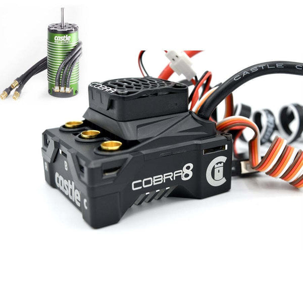 Castle Creations Cobra 8 6SBrushless Motor & ESC Combo 2250Kv w/1512 Sensored Motor
