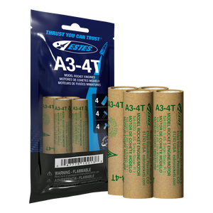 A3-4T Model Rocket Engines (4pk)