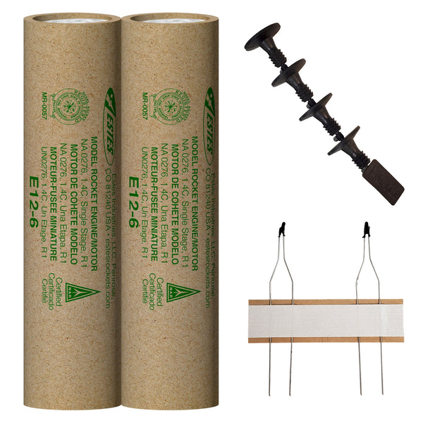 E12-6 Model Rocket Engines (2pk)