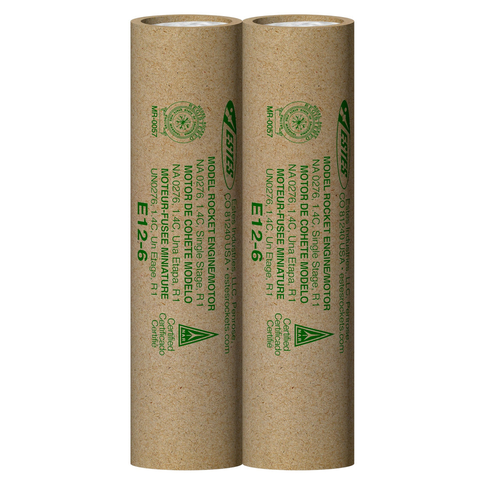 ESTES - E12-6 Model Rocket Engines (3pk)