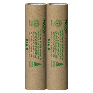 E12-6 Model Rocket Engines (2pk)