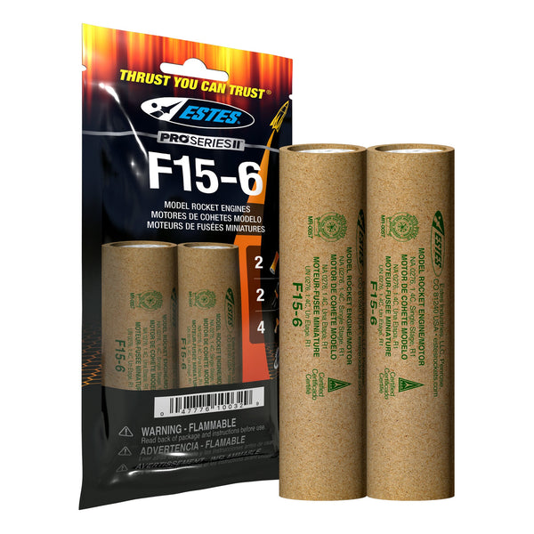 F15-6 29mm Model Rocket Engines (2pk)