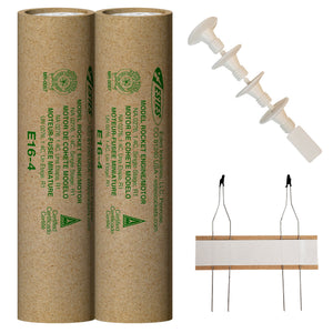 E16-4 29mm Model Rocket Engines (2pk)