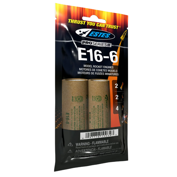 ESTES E16-6 Engines (29 mm)