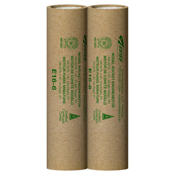 ESTES E16-6 Engines (29 mm)