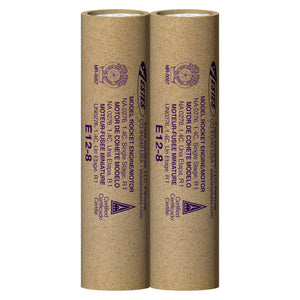 E12-8 Model Rocket Engines, (2pk)