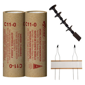 ESTES - C11-0 Model Rocket Engines (2pk)