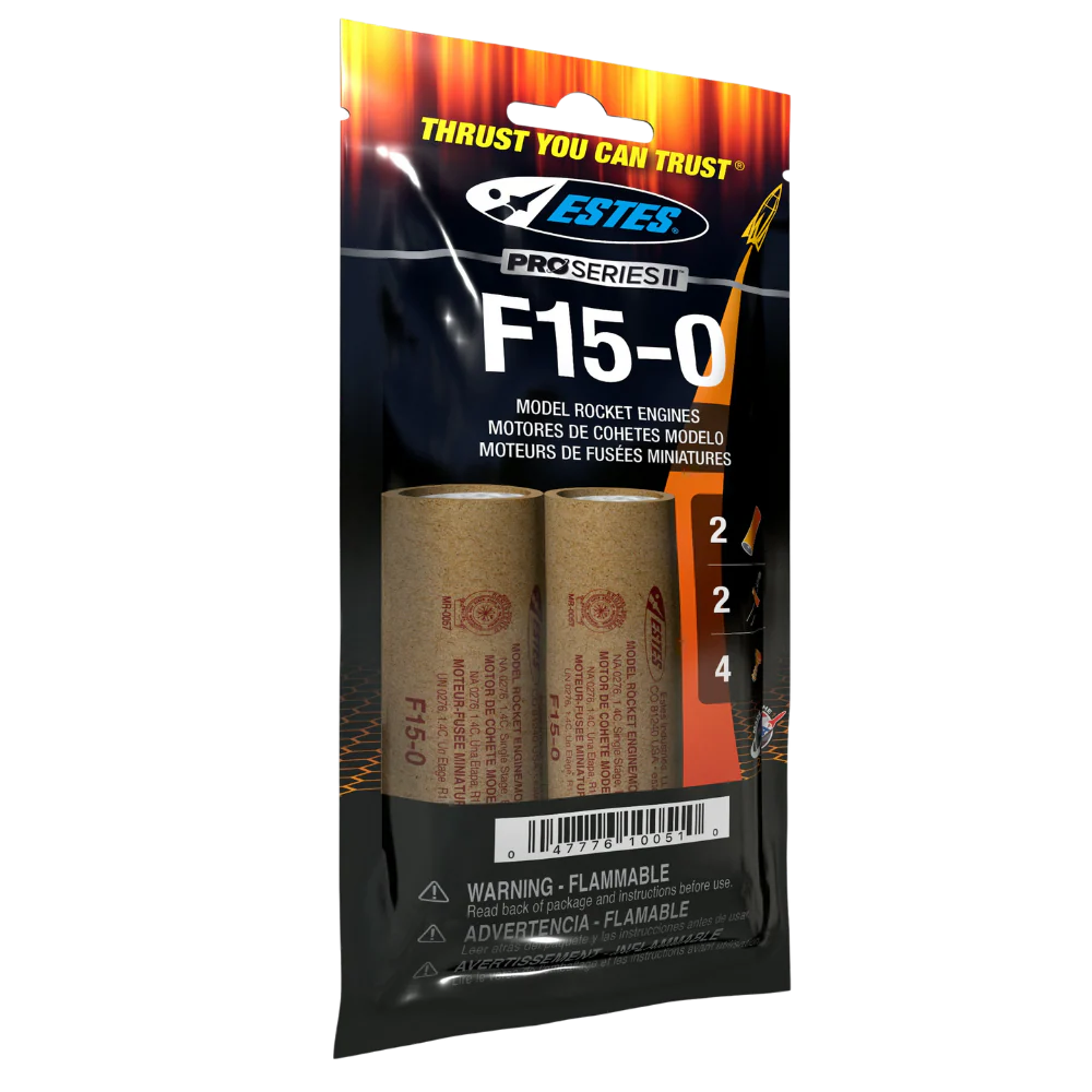 ESTES F15-0 Engines (29 mm)