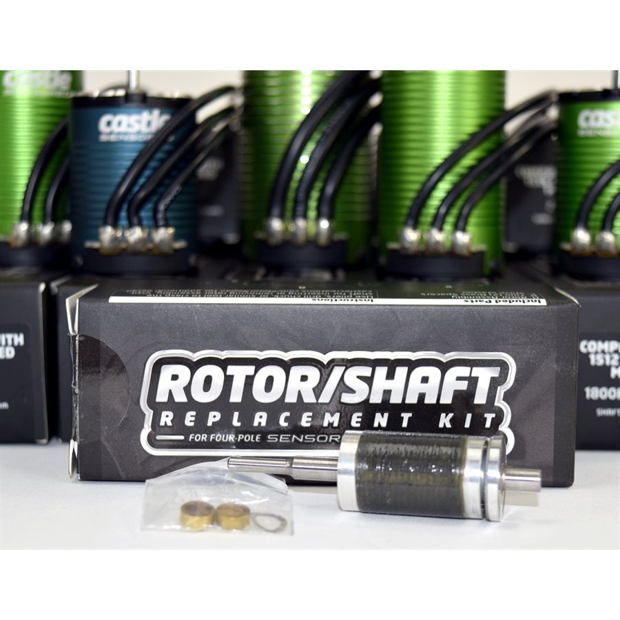Castle Crations Rotor / Shaft Replacement Kit 1412 3200Kv Motor