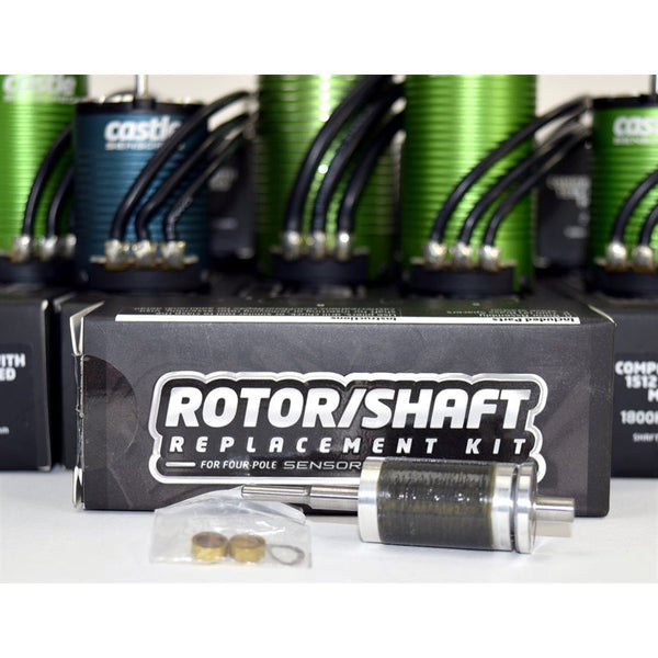 Castle Creations Rotor / Shaft Replacement Kit 1406-6900Kv motor wires