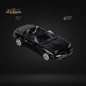 MicroTurbo Eunos Roadster MX-5 Customized Metallic Black 1:64 Limited to 1,000 Pcs