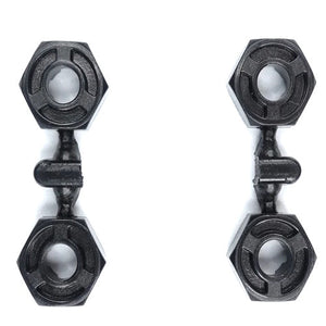 3Racing SAK-D123 Hex Adaptor (5mm Thick) - 4pcs For Sakura D3 Sakura D5