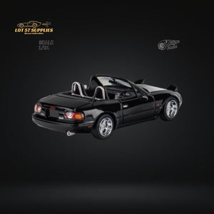 MicroTurbo Eunos Roadster MX-5 Customized Metallic Black 1:64 Limited to 1,000 Pcs