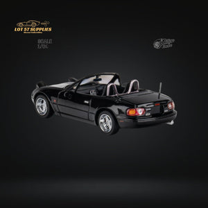 MicroTurbo Eunos Roadster MX-5 Customized Metallic Black 1:64 Limited to 1,000 Pcs