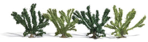 Black Forest® Hobby Supply Co Busch 6065 HO Scale Summer Bushes - Assembled -- pkg(4) — All Scale Scenery > Busch