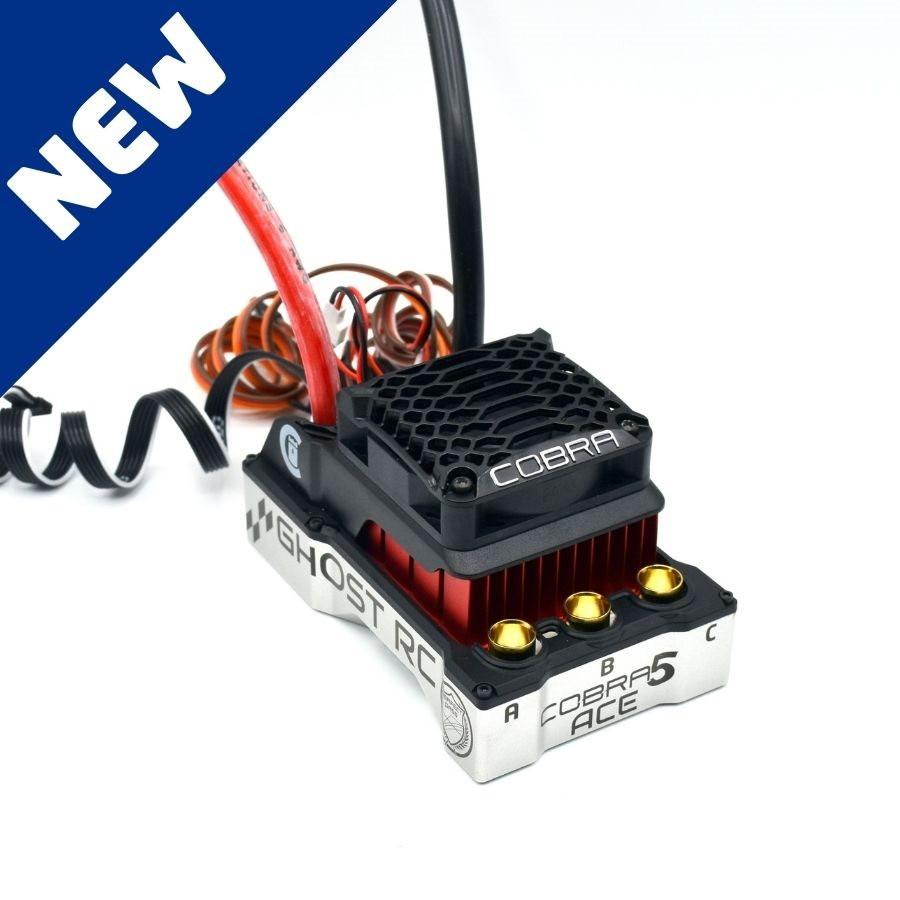 PowerHobby Ghost RC Cobra 5 ACE 1/7th Drag / Speed Run Brushless Sensored ESC (3-8)