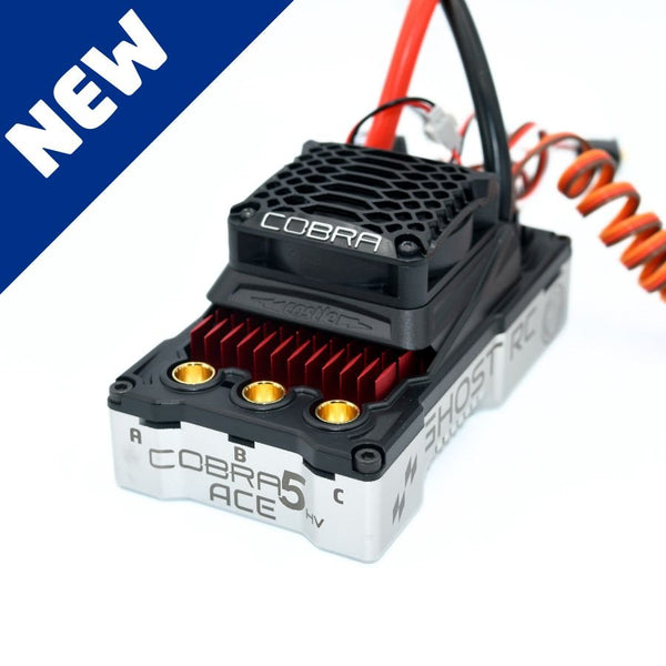 Ghost RC Cobra 5 HV ACE 1/5th Drag/Speed Run Brushless Sensored ESC 6-12s