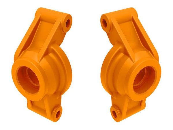 Traxxas 10752-ORNG Orange Left and Right Stub Axle Carriers fits Mini Maxx