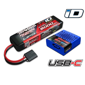 Traxxas 2985-3S Completer Pack, 2872X 3S LiPo Battery & 2985 USB-C Charger