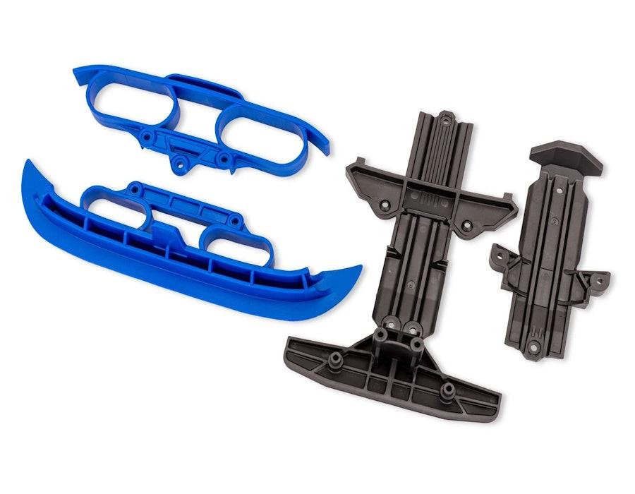 PowerHobby Traxxas 10837-BLUE Bumpers and Skid Plates for Mini Rally VXL Ford RS200