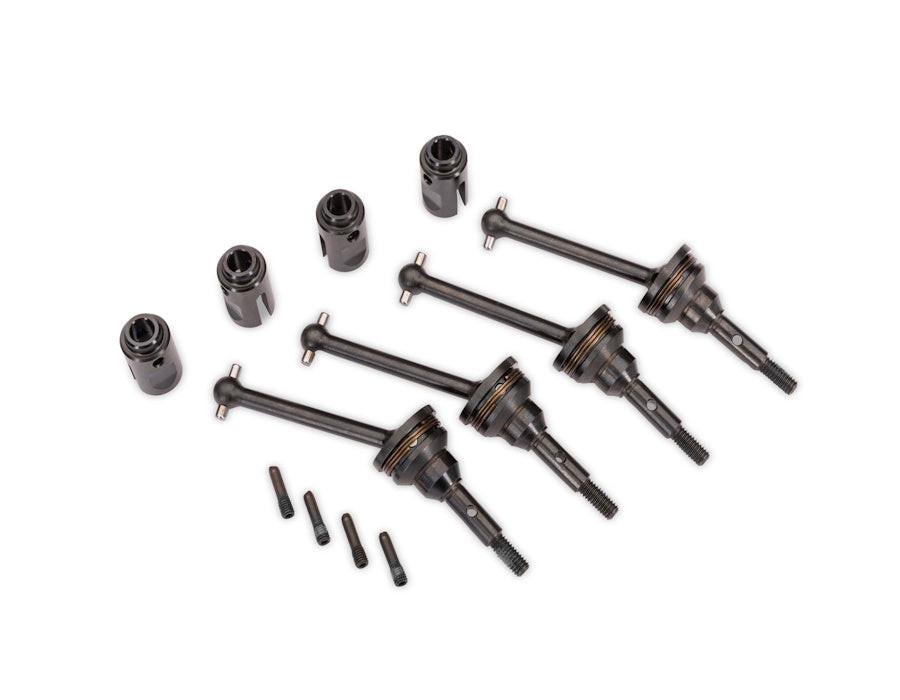 PowerHobby Traxxas 10850X Steel CV Driveshaft Assemblies & Drive Cups (4)