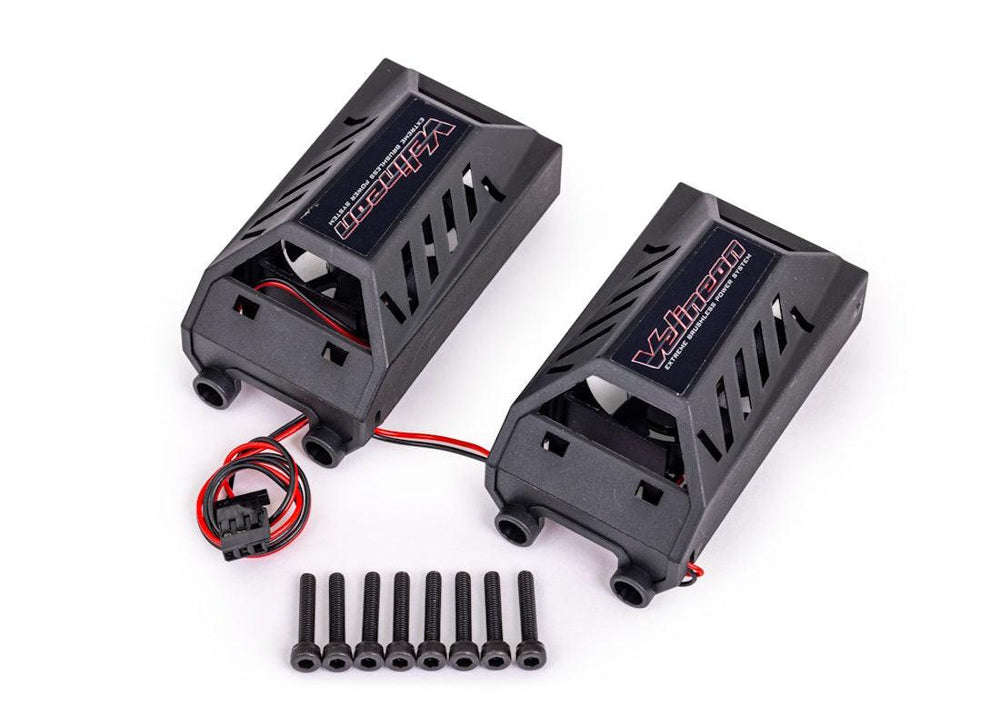 PowerHobby Traxxas 3474X Dual Cooling Fan w/shroud for Velineon 1200XL Motor X-Maxx, XRT